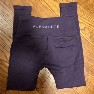 Alphalete Revival R6 Leggings Purple Noir M